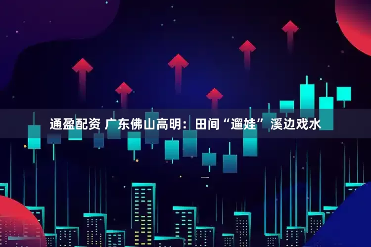 通盈配资 广东佛山高明：田间“遛娃” 溪边戏水